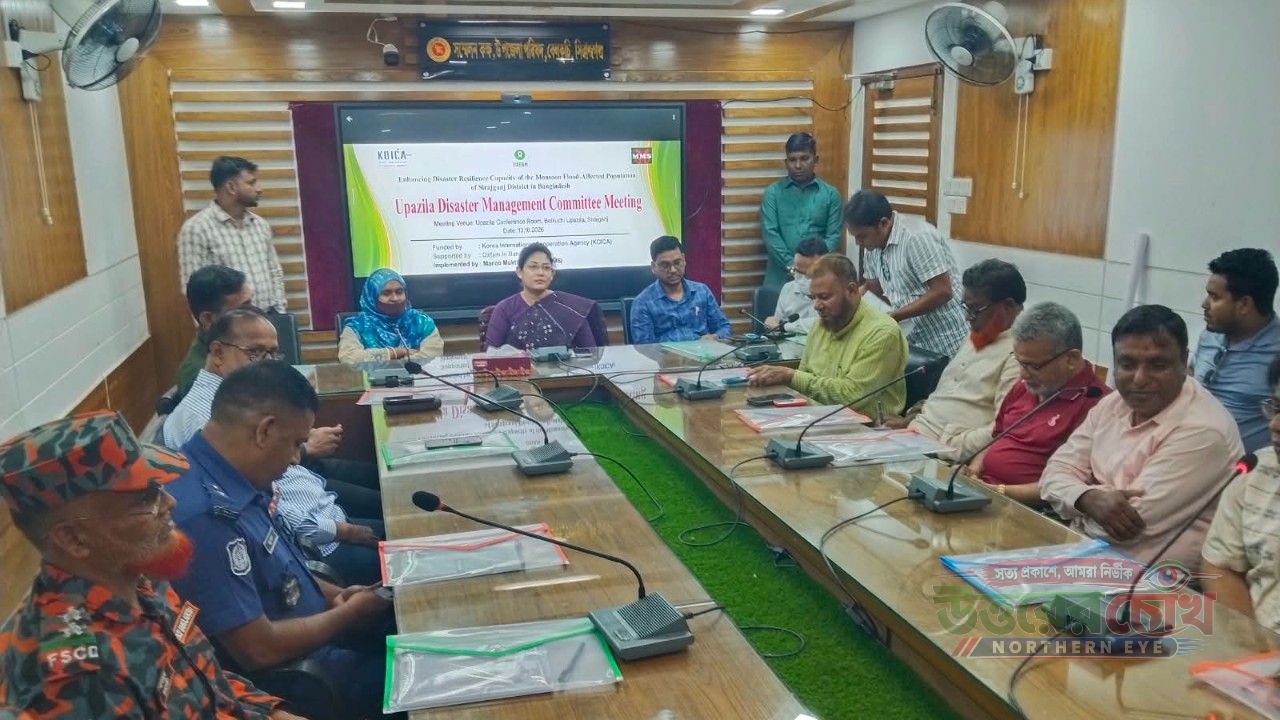 বেলকুচিতে জাতীয় দুর্যোগ প্রশমন দিবস পালিত