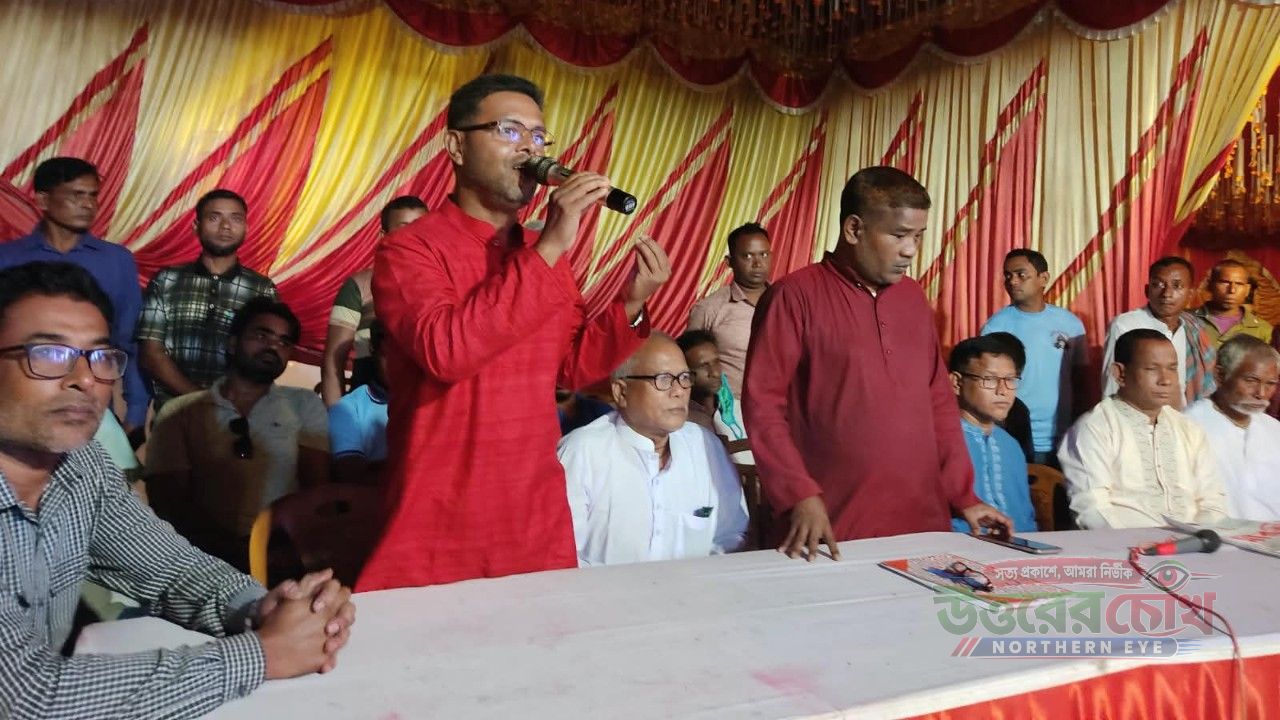 খানসামায় ২৯টি পূজামণ্ডপ পরিদর্শন করলেন চেয়ারম্যান প্রার্থী জেহাদ